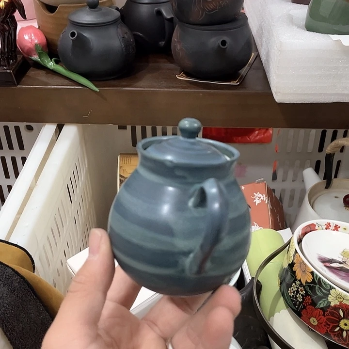 陶瓷茶具全部清清完回家过年