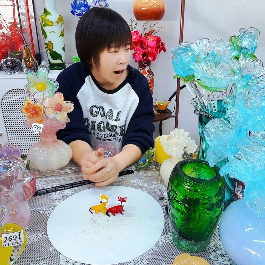 琉璃花瓶花器艺术品