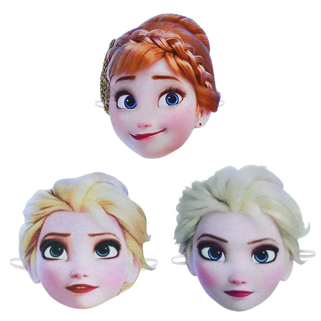 爱莎安娜儿童面具学生敖丙装扮人脸玩具头套面罩卡通全脸搞笑哪吒