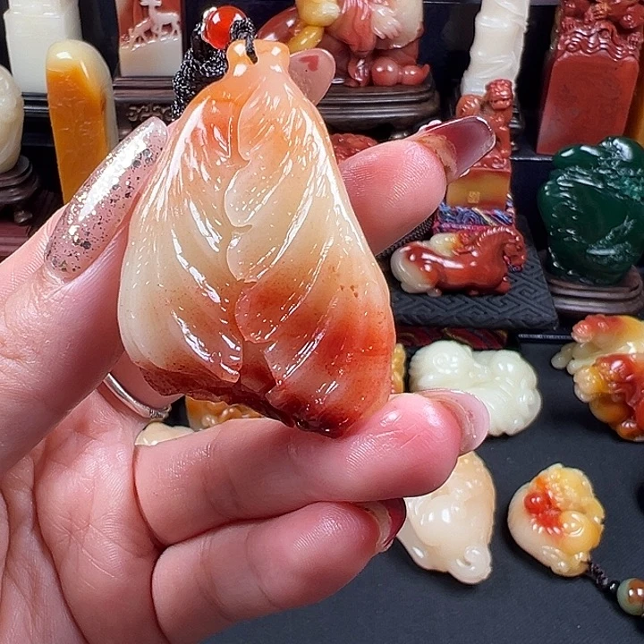 寿山石老性芙蓉石