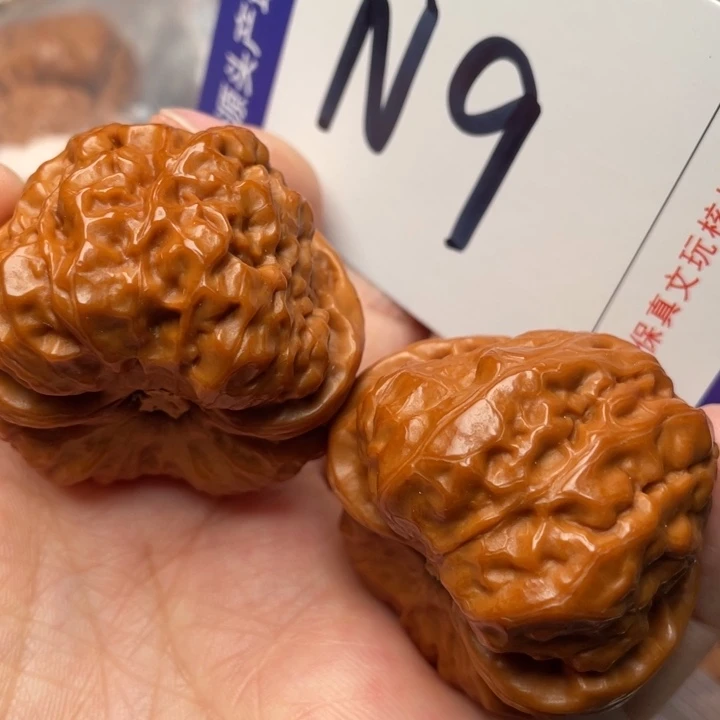 文玩核桃把件蛙蛙41尺