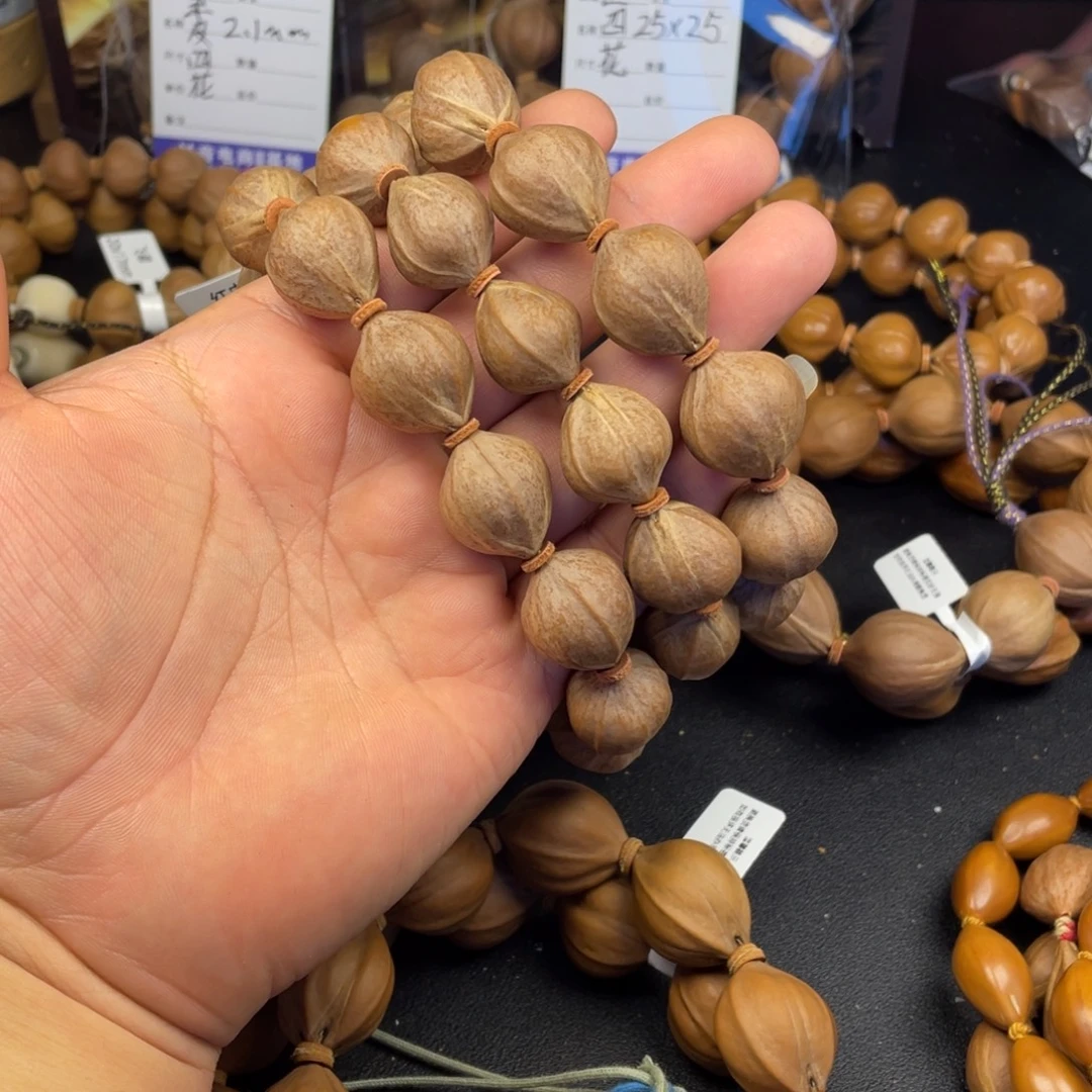 茶***后橄榄核手串爆红老料20mm