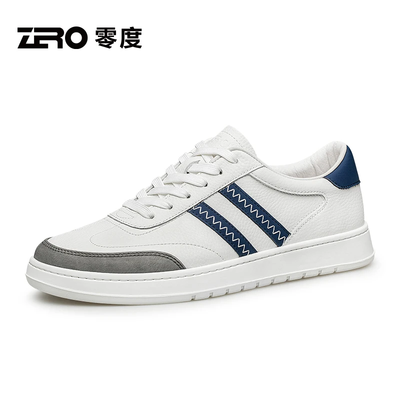 ZRO零度【休闲板鞋】男士时尚百搭潮流潮鞋低帮韩版真牛皮板鞋51560