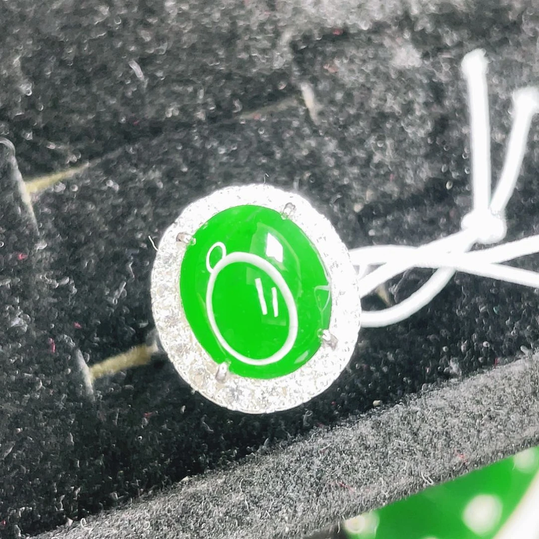 翡翠银S925镶嵌颈饰31