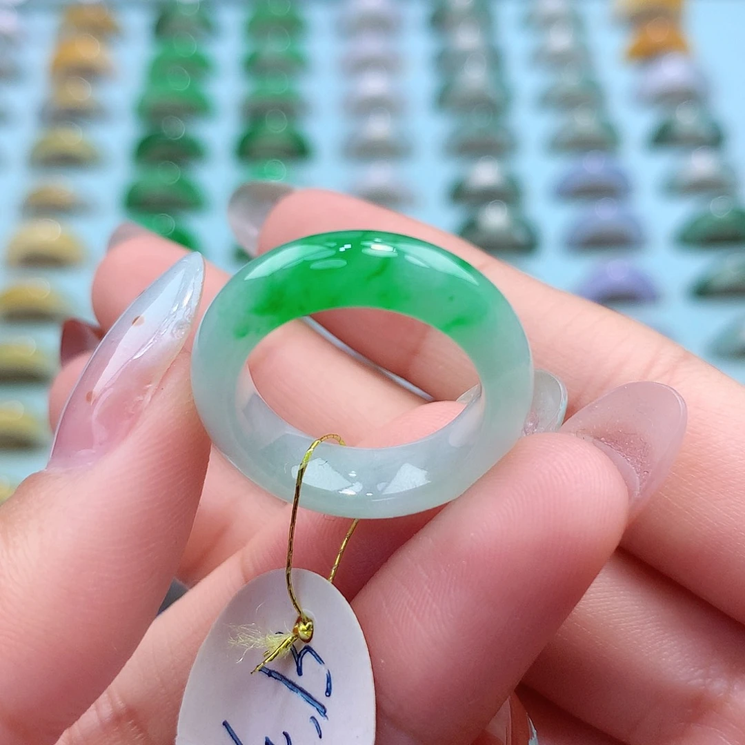 未镶嵌戒指翡翠1314圈