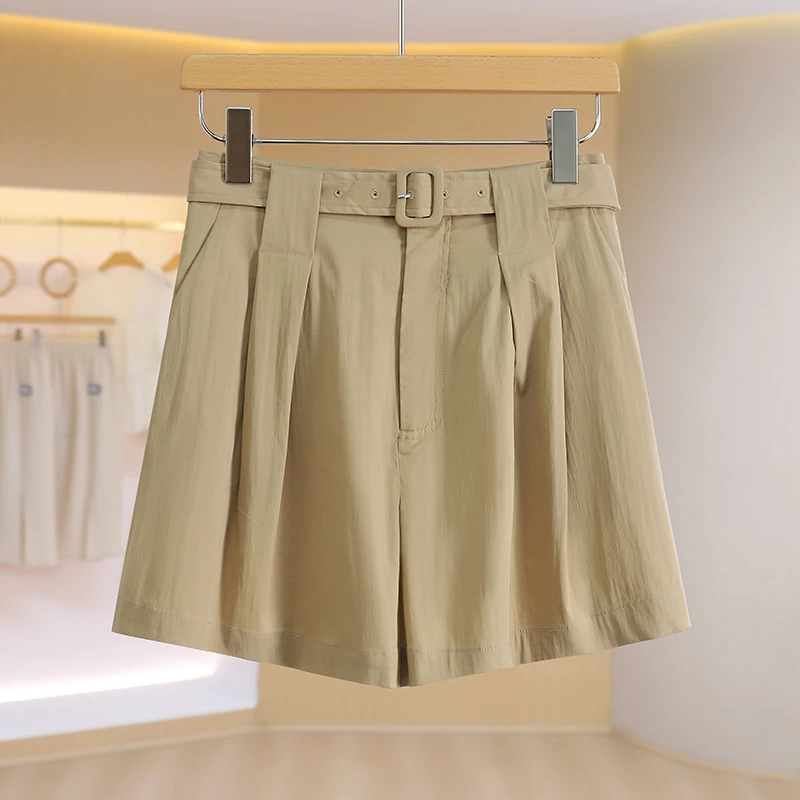 F477-伍莎服饰云仓新款百搭时尚短裤#QJM46G002