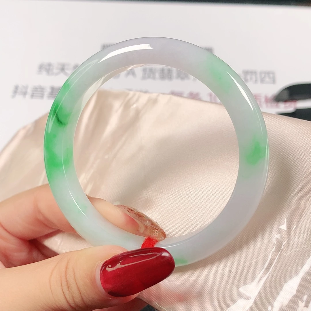 翡翠手镯未镶嵌缅甸天然1596