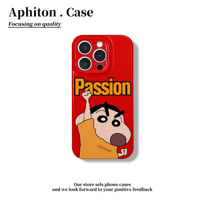 Lucky奋斗小新适用iPhone16/15菲林手机壳华为p70vivo小米14oppo