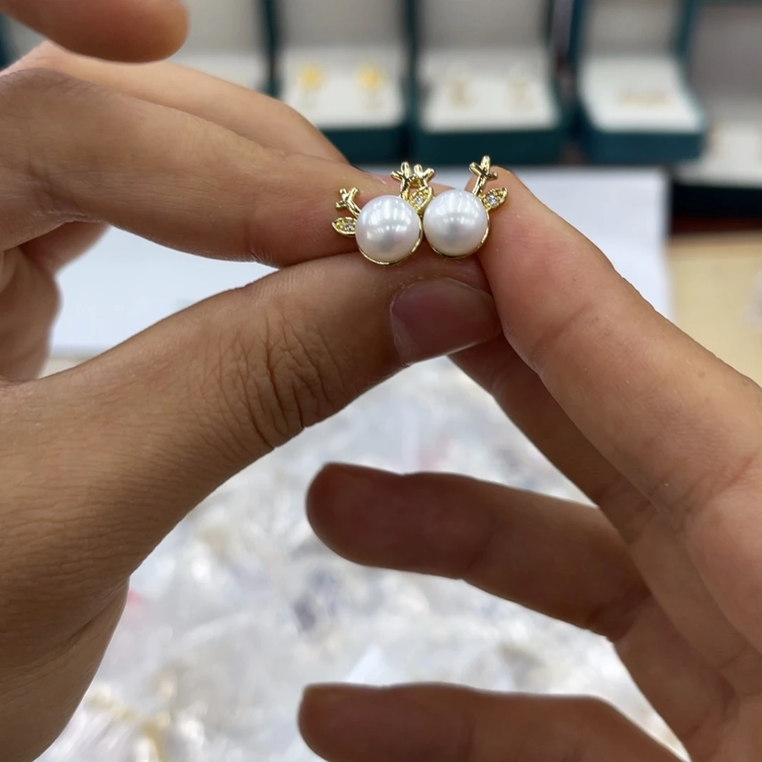 淡水珍珠合金颈饰02529