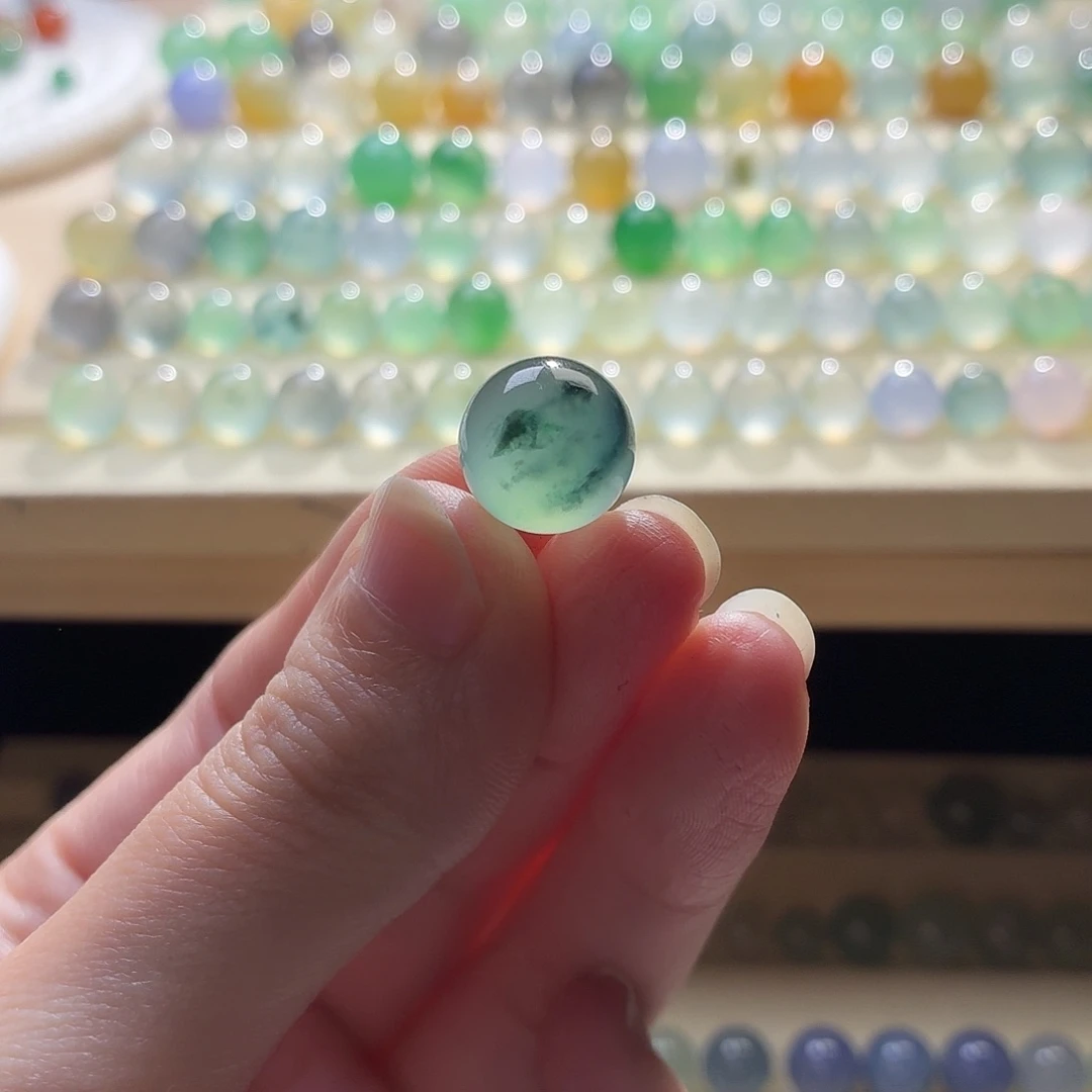 ****尖翡翠散珠翡翠1186