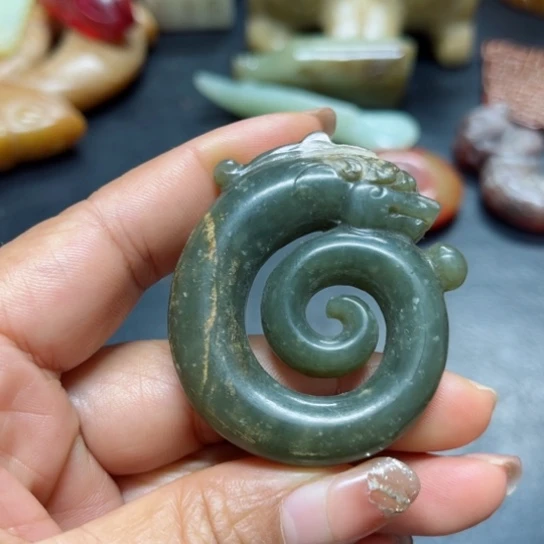 吊坠白玉菩提把件