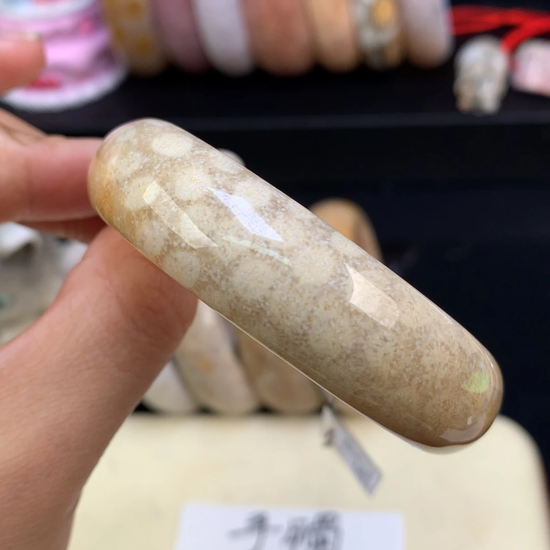 硅化珊瑚（珊瑚玉）未镶嵌吊坠(赠链)（33号）福利手镯53.3圈