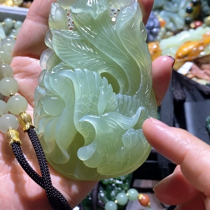 岫玉毛衣链未镶嵌