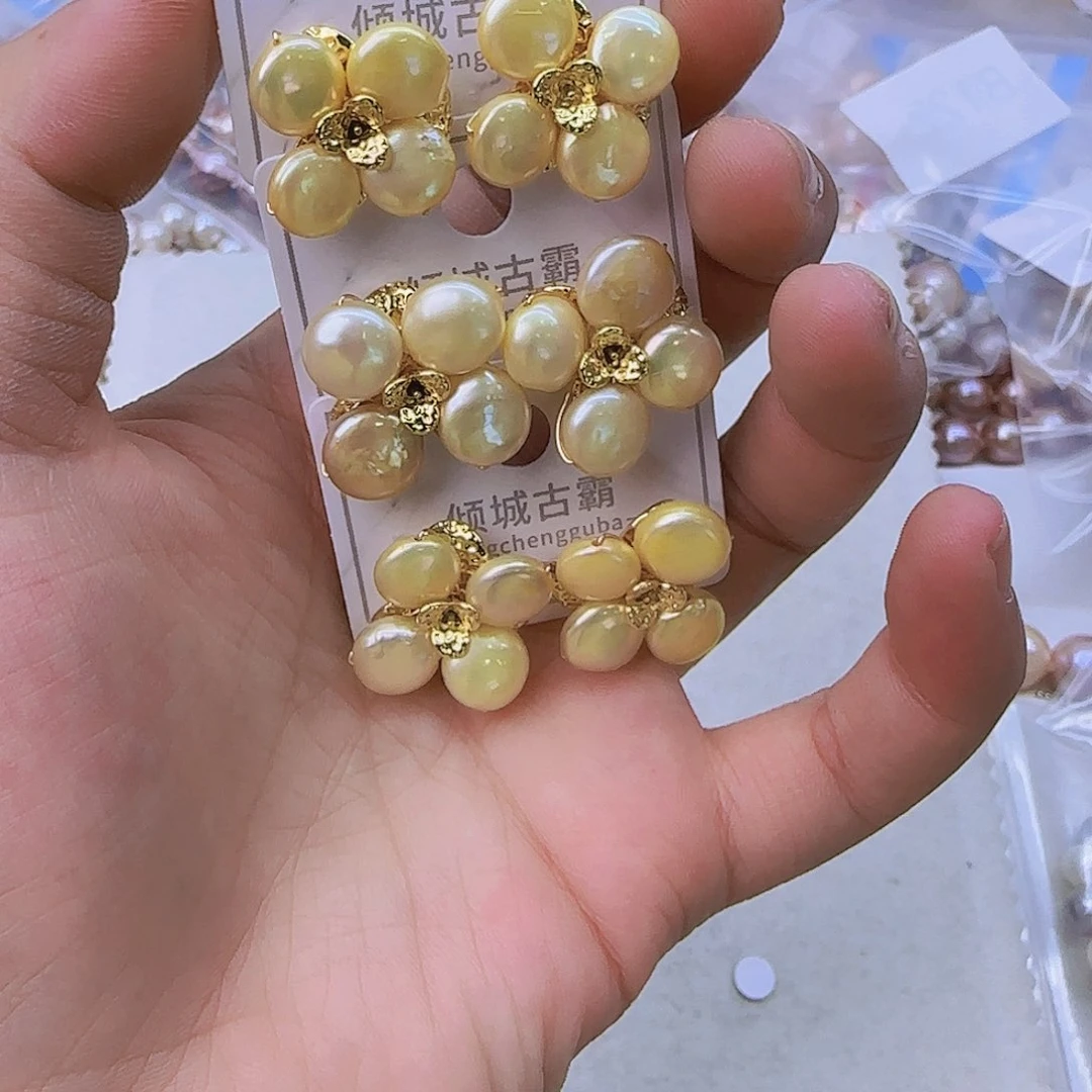 银S925镶嵌项链定制128淡水珍珠