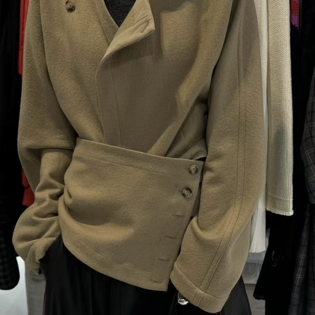 BANANA卡色羊毛设计外套