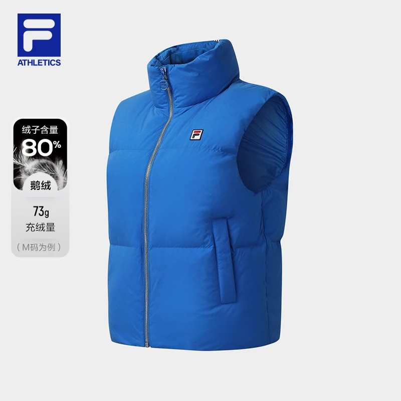 Fila/斐乐【80%鹅绒】秋冬新款女士户外运动保暖羽绒马甲A11W543921