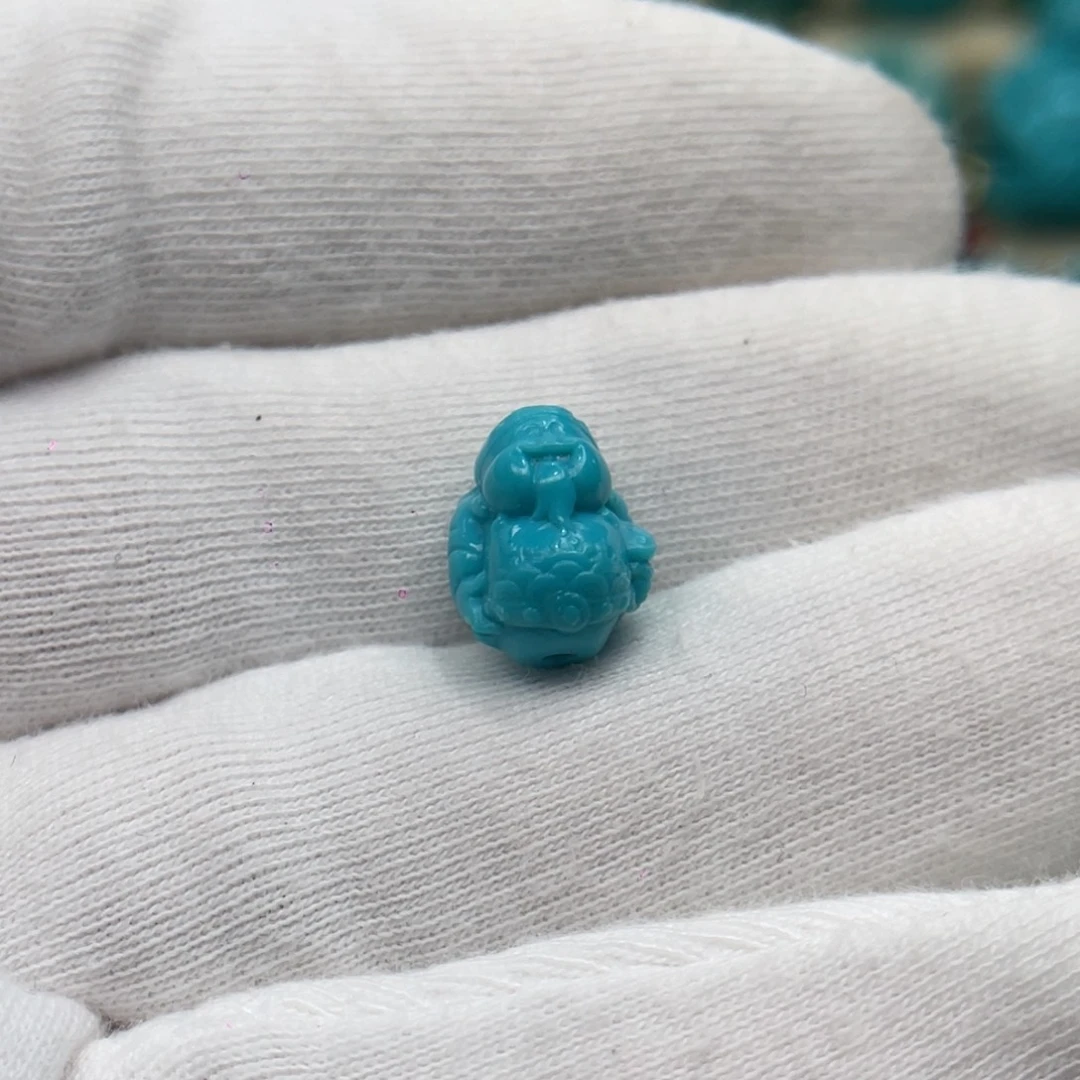 绿松石未镶嵌颈饰卡9.8-14.7