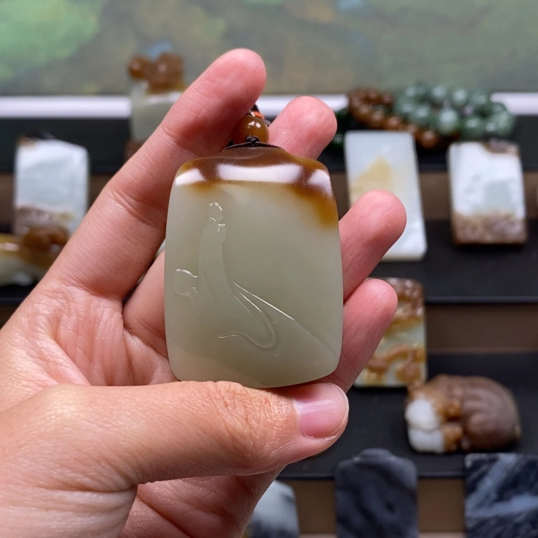 未镶嵌和田玉挂件用****0