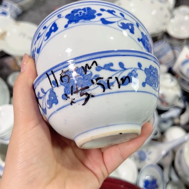 景德镇高温瓷米饭碗