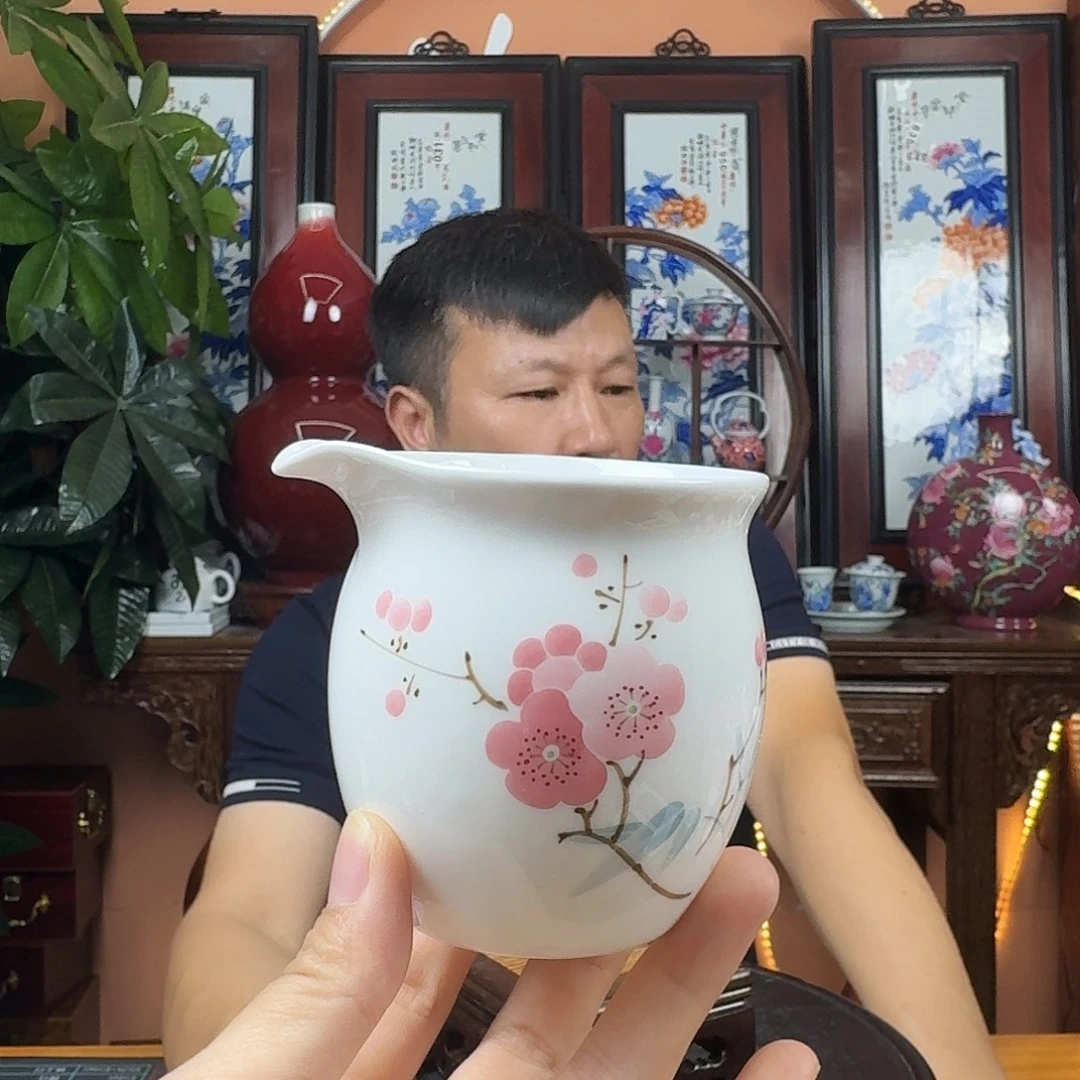 景德镇陶瓷手工公道杯