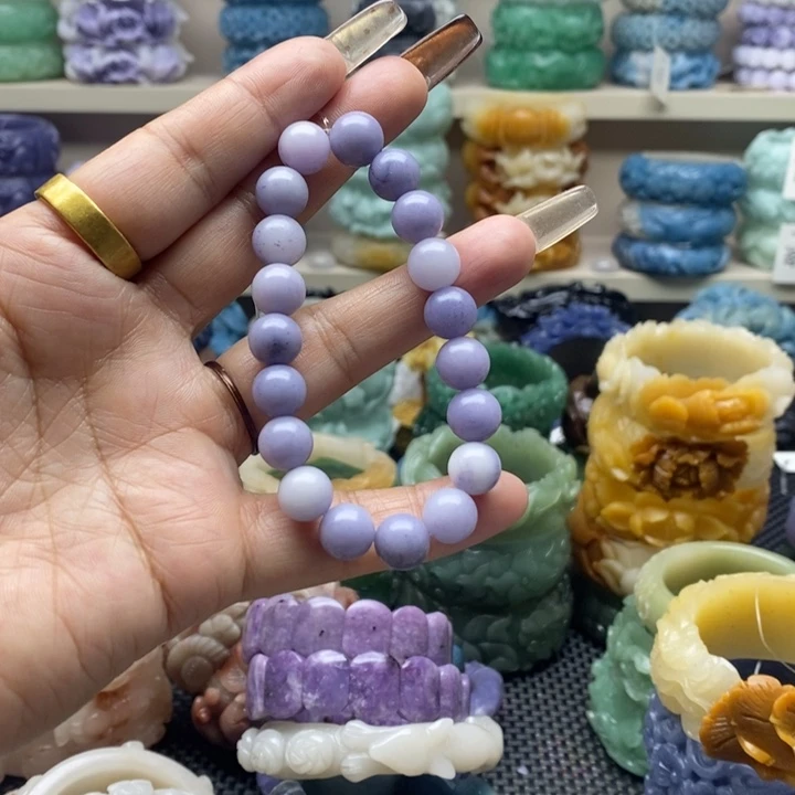 未镶嵌手镯石英岩玉