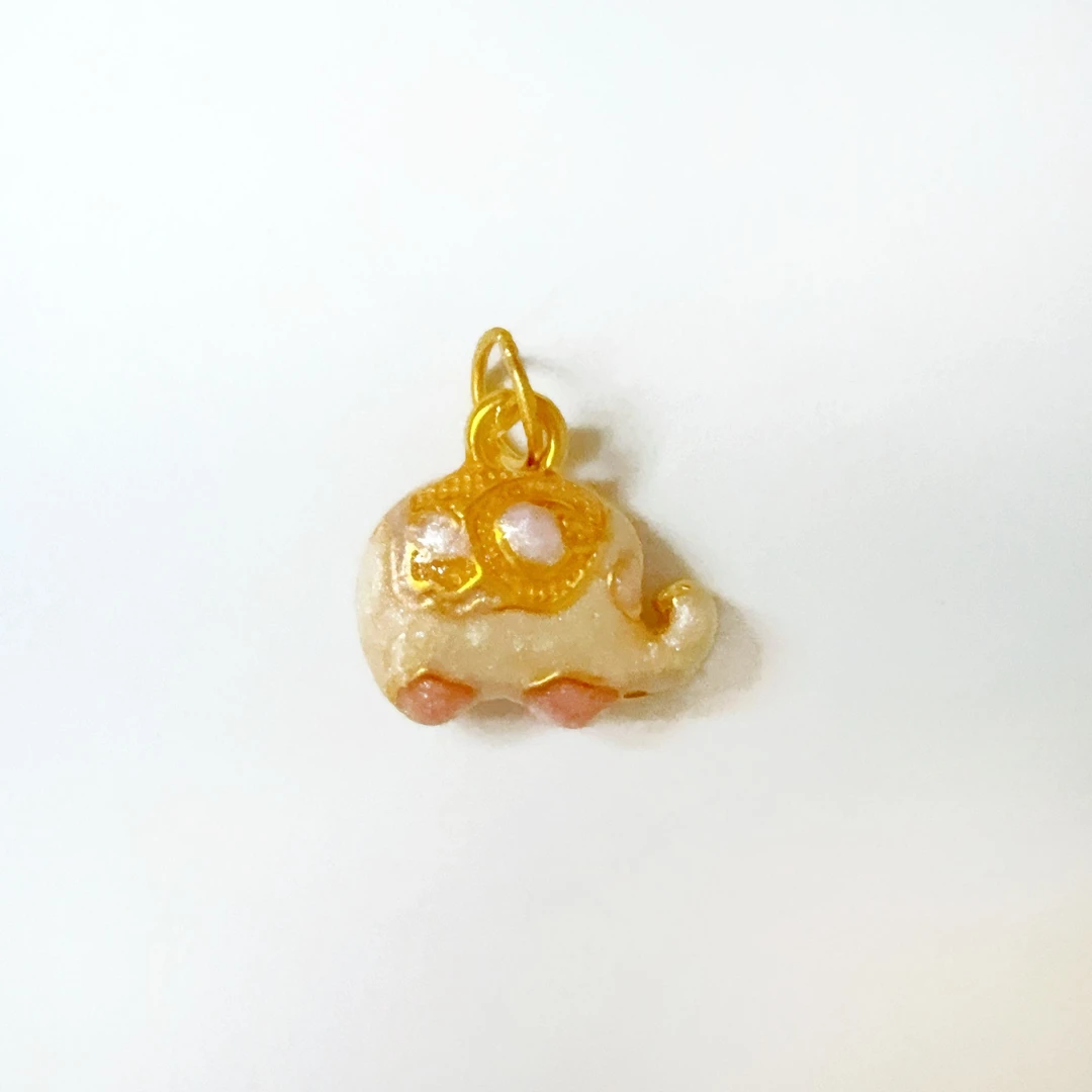 【老王黄金】足金999珐琅彩小象LW-026
