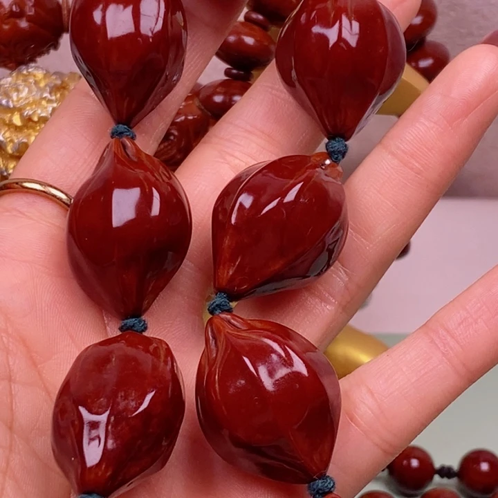 贼***灰橄榄核吊坠橄榄核手串