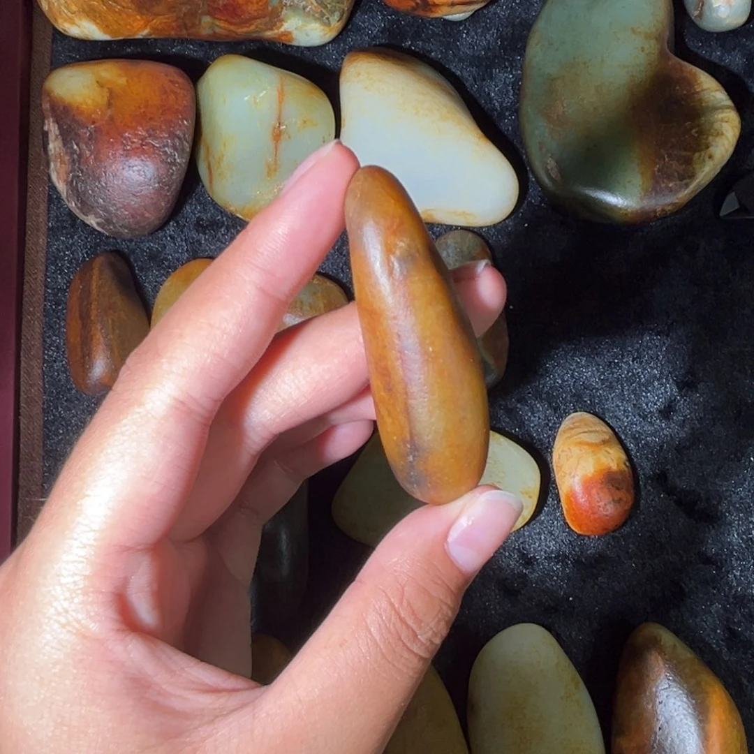 和田玉未镶嵌挂件27.9