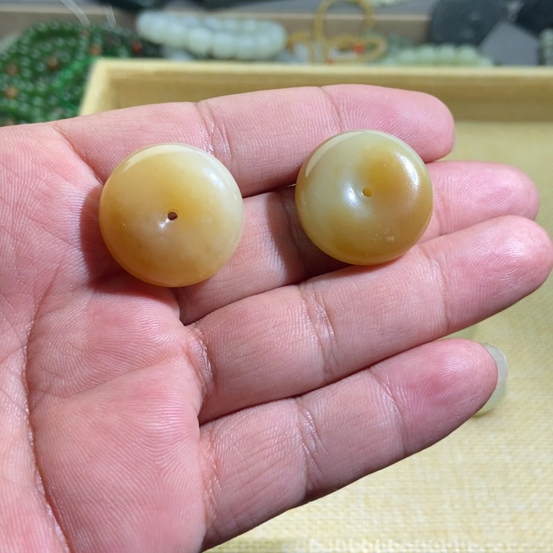 和田玉未镶嵌颈饰涟****8