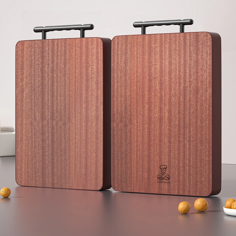 乌檀木菜板家用切菜板砧板实木厨房大号木质水果案板