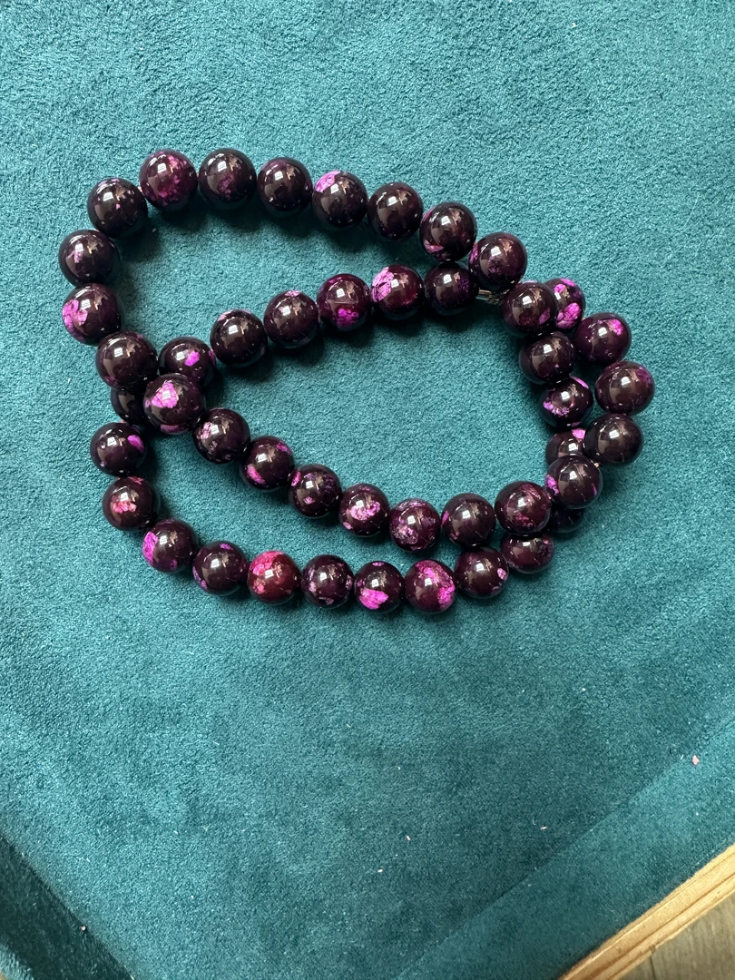  【贝贝优选】X203时尚百搭丝绒紫项链