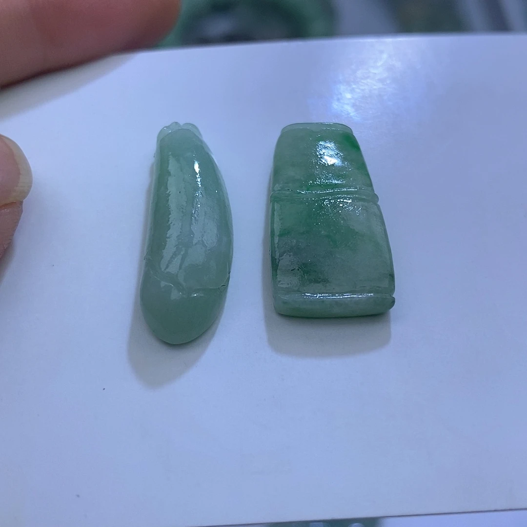 定制翡翠未镶嵌竹节