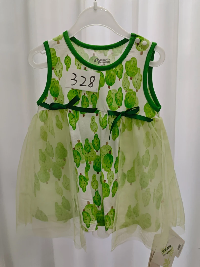 璐璇儿童连衣裙套装女童时尚小童休闲公主休闲休闲印花甜美