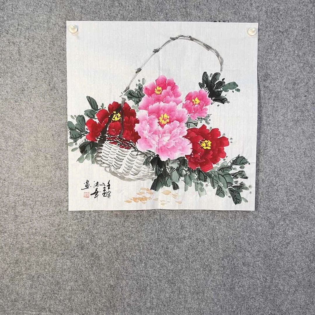 国画068 牡丹一如你们阿云我想和