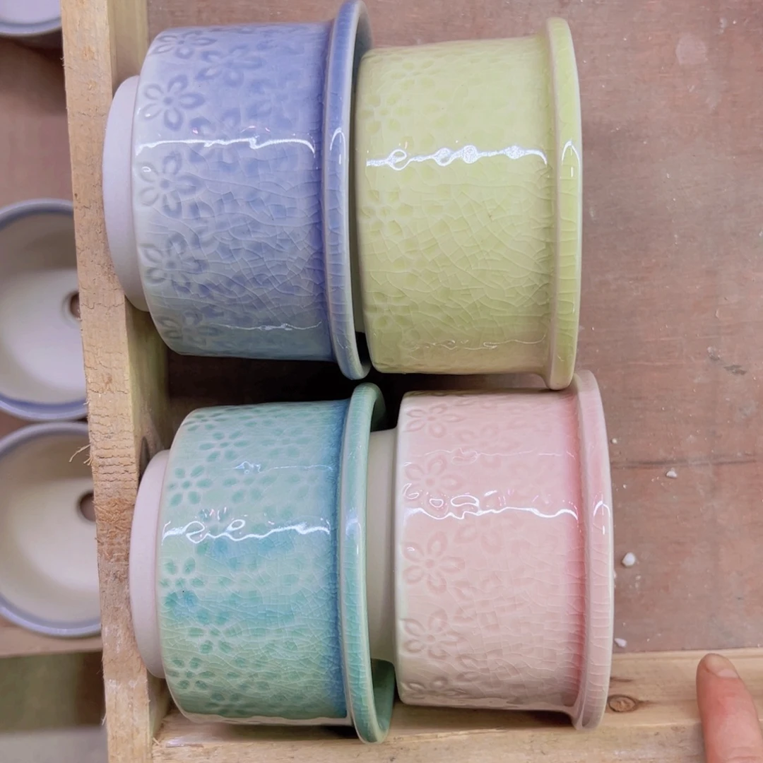 陶瓷花盆当场凑满12包邮