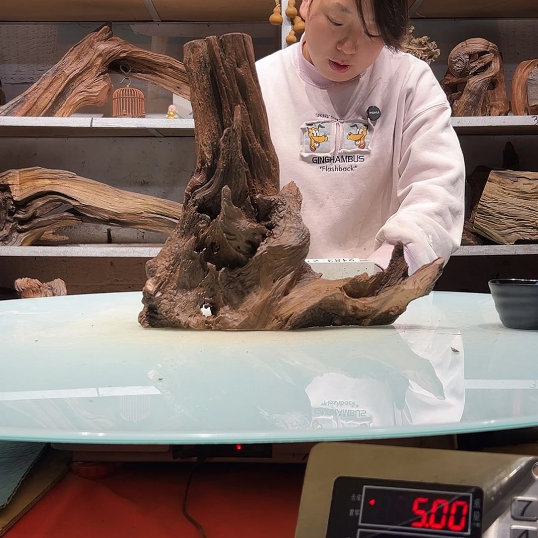 紫砂镂空林***好紫柚沉木2172