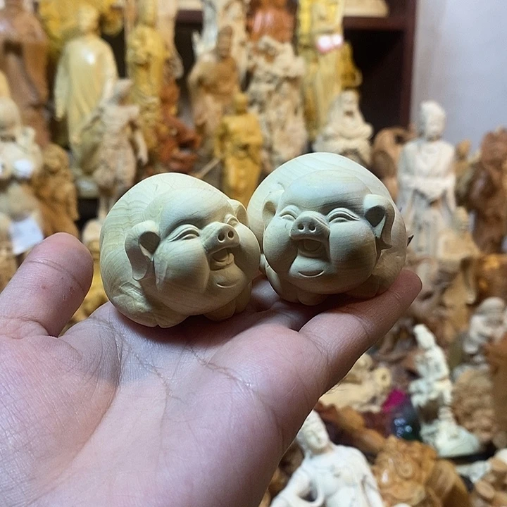 黄杨木黄杨木瑕疵猪
