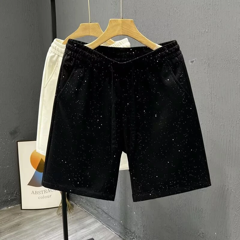 满天星爆款五分裤男士夏天沙滩裤青年休闲宽松潮牌百搭男生短裤子