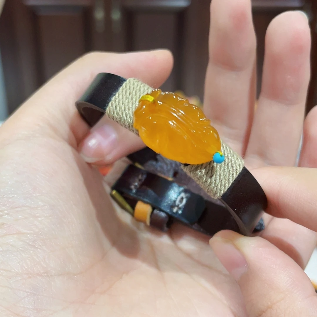 手链蜜蜡未镶嵌手串