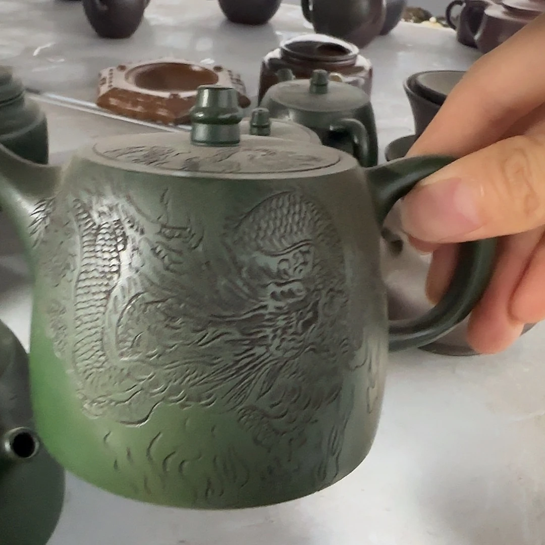 茶壶紫砂民间手艺人全手工制作