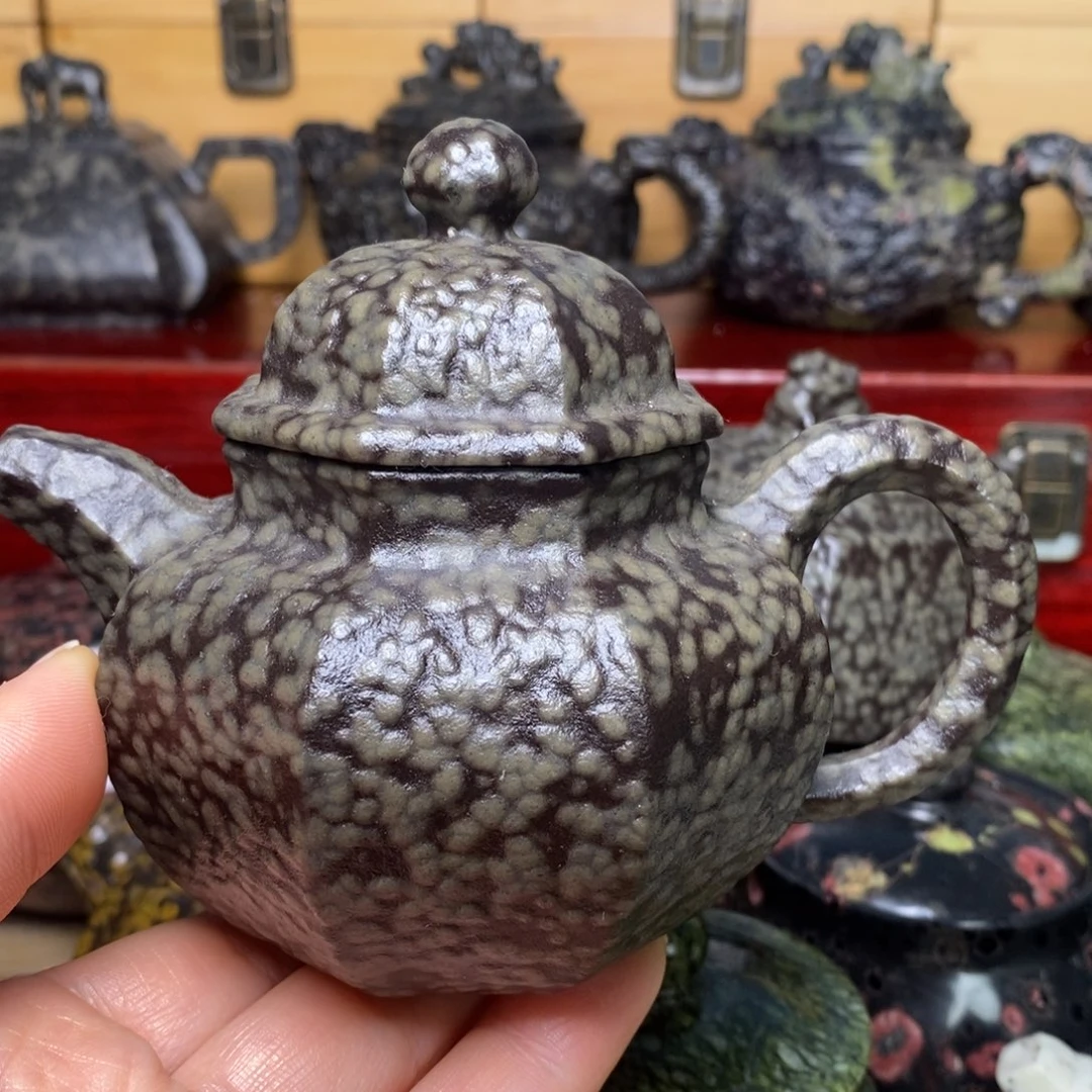 米粒石八方掇球壶220cc