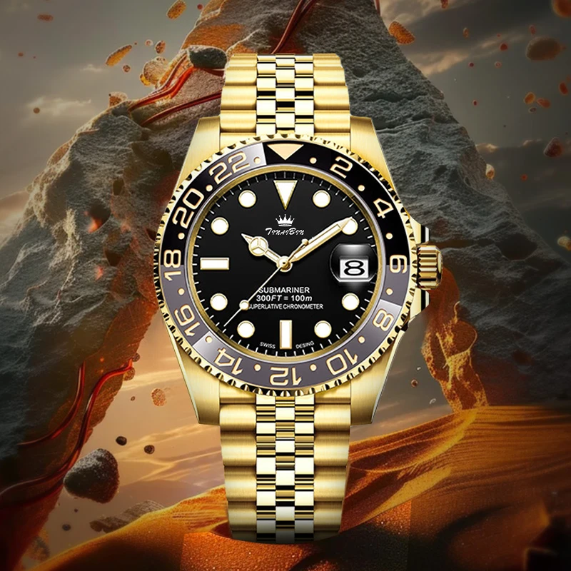 格林尼治系列 全新TINAIBIN/天宾 时尚夜光潮流自动机械腕表zz