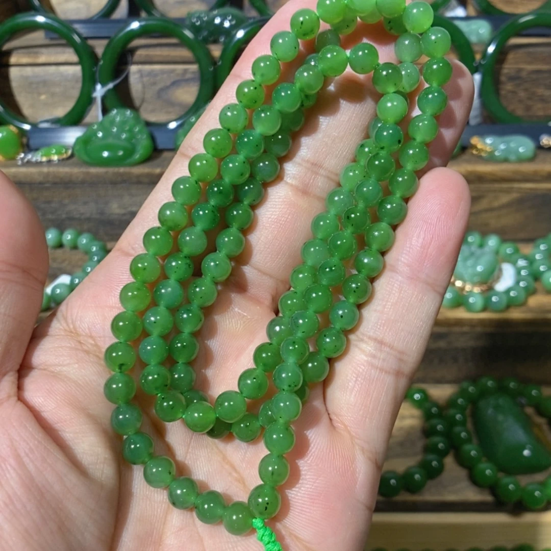 【闪购商品】和田玉未镶嵌吊坠(不含链)乌兰海碧玉项链 6