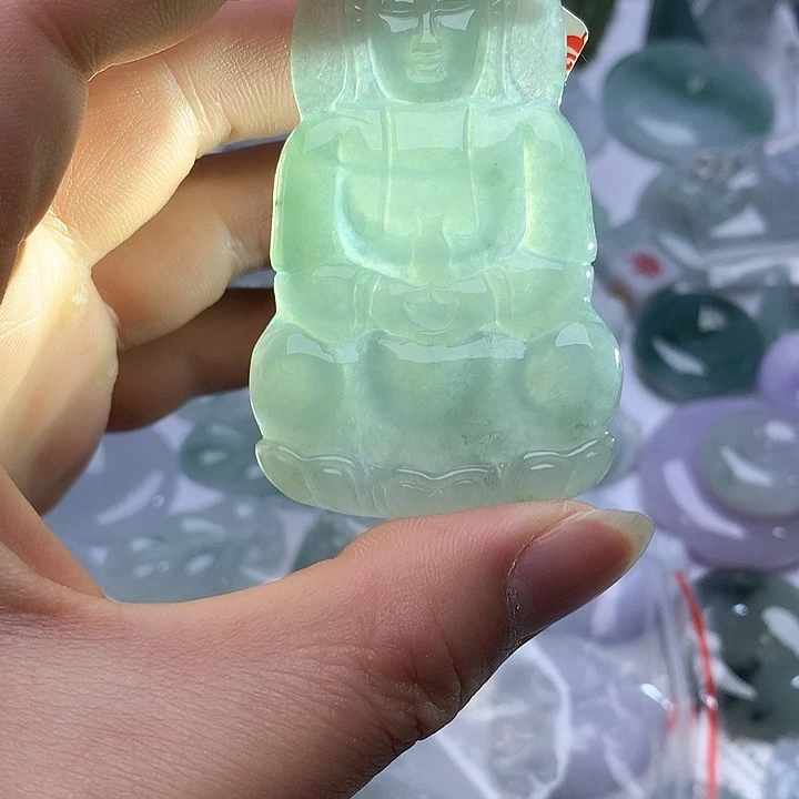 翡翠未镶嵌颈饰天然翡翠