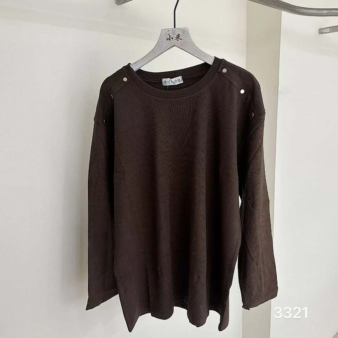 【重工】软糯高弹显瘦面膜打底衫3321