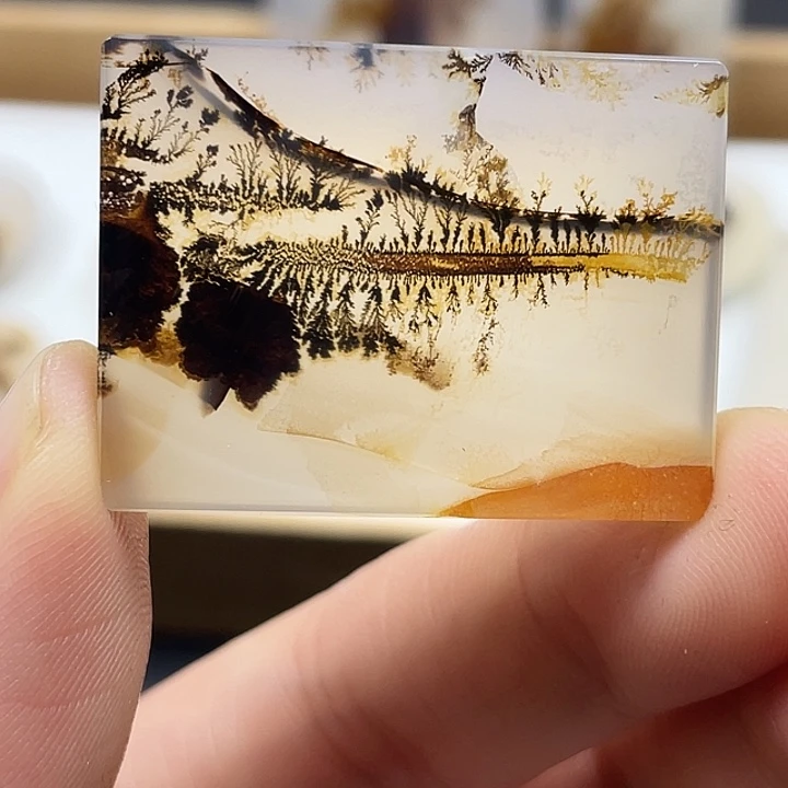 我***菜玛瑙/玉髓未镶嵌颈饰