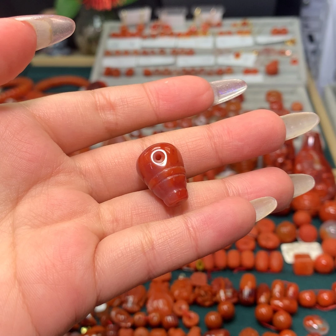 【闪购商品】南红玛瑙三通未镶嵌