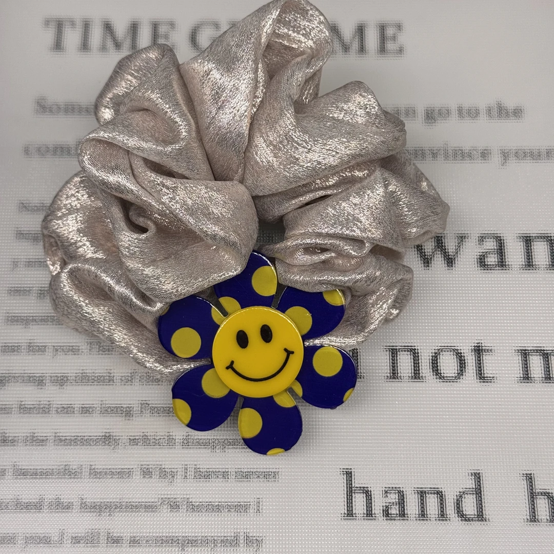 韩国ins太阳花笑脸手工可爱百搭发圈094