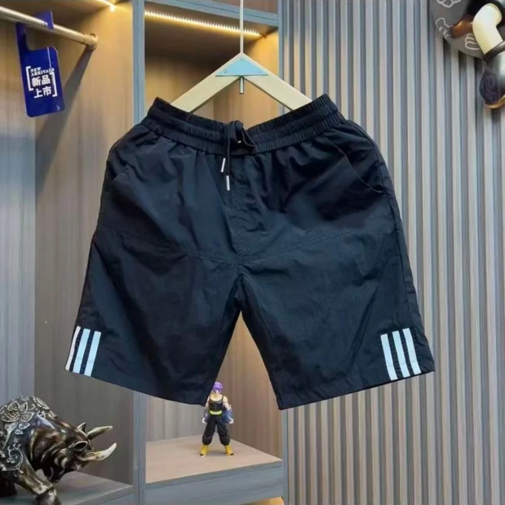 新款男士夏季休闲百搭时尚潮流透气速干短裤9813