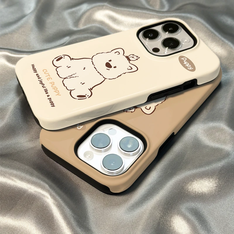 适用于苹果17promax手机壳iPhone16小狗15华为oppo小米vivo荣耀14